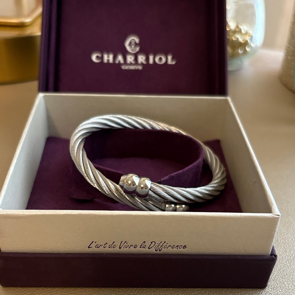 Charriol Twisted Silver Bracelet